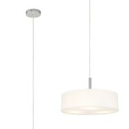 DK0691  Baymont 45cm 3 Light Pendant Polished Chrome, White